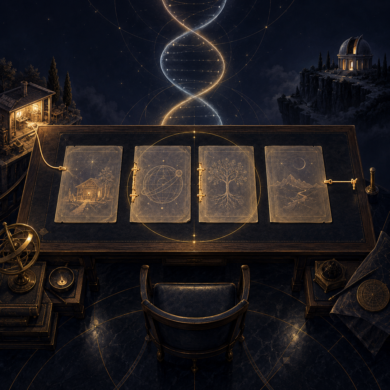 Four dispositions and an open gate