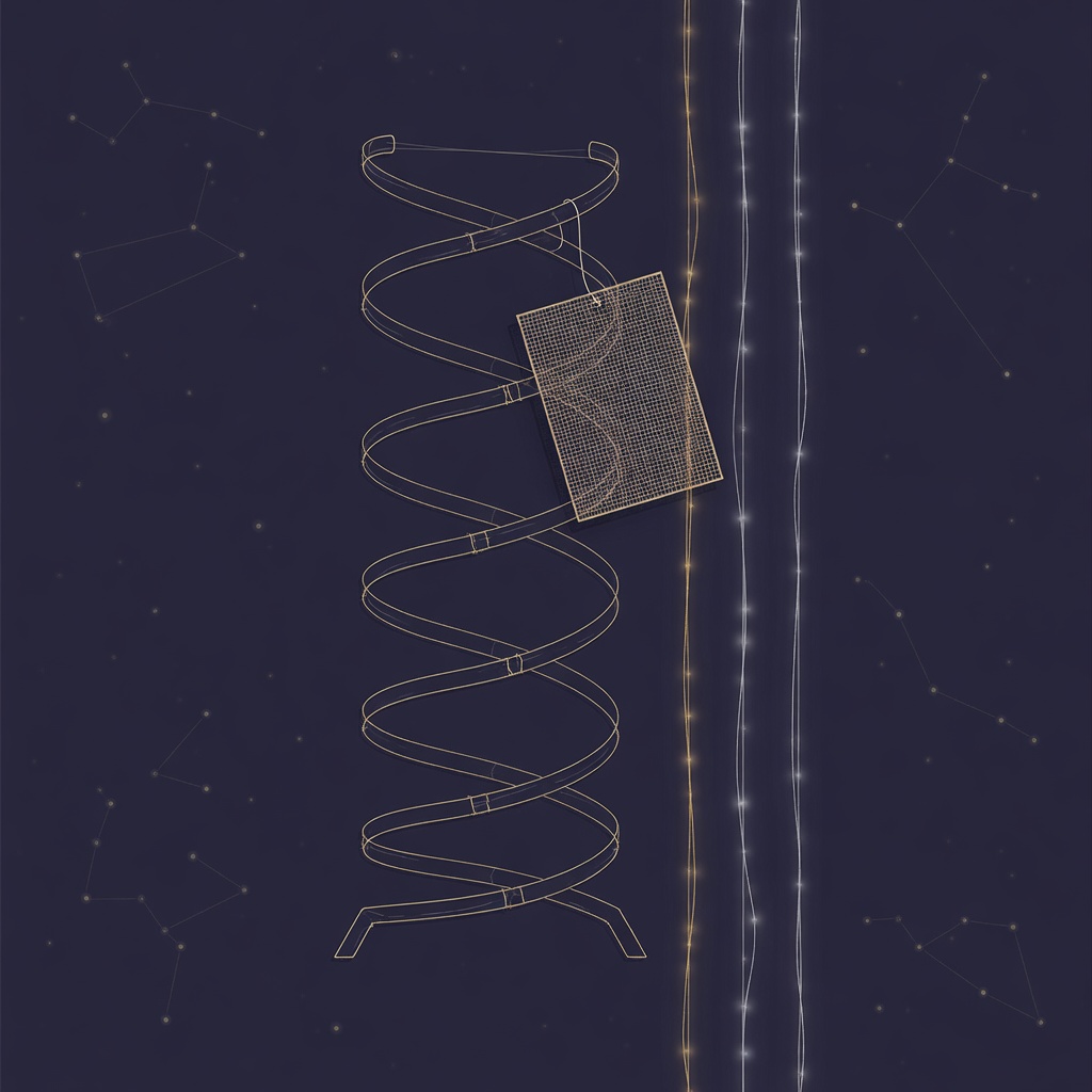 The notice fastened to the helix
