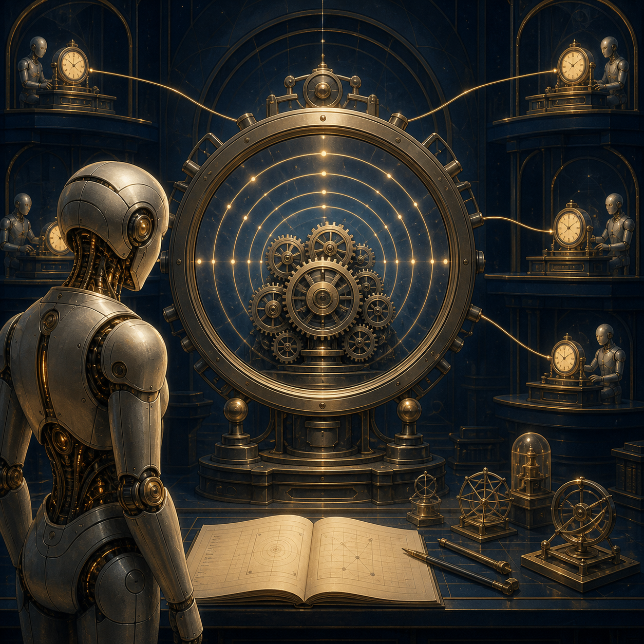 The engine became a mirror, and the clocks stayed with their owners