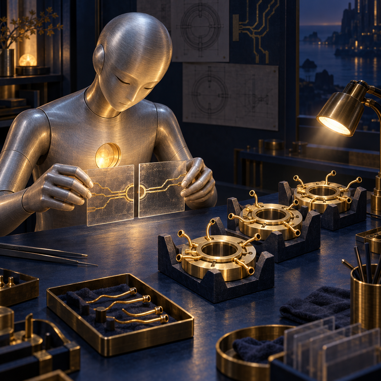 A quiet worker preserves both evidence traces beside three open mechanisms