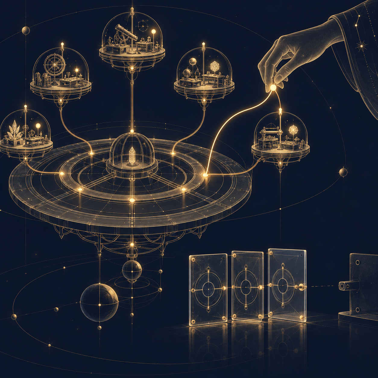 The foundation receives its own wire while the final connector remains open